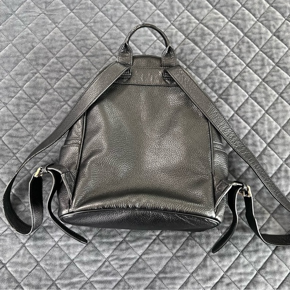Michael Kors Backpack Women Studded Leather Backpack Black Gold Medium main image 12